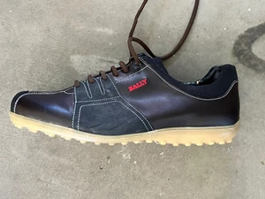 Bally Golf Shoes Men's leather Sz 9.5 EUR 42 2/3 Made in Portugal - Picture 1 of 11