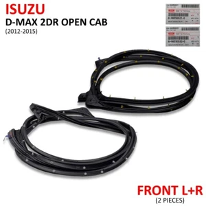 For Isuzu D-Max Open Cab 2012 18 Front Lh+Rh Door Rubber Seal Weatherstrip - Picture 1 of 11