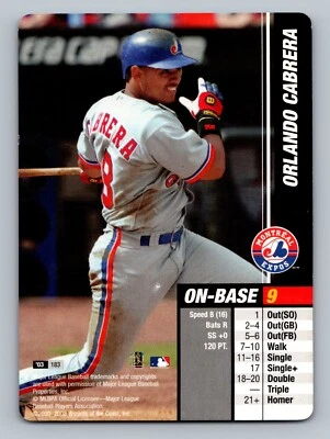 2003 MLB Showdown #183 Orlando Cabrera Expos - Image 1 of 2