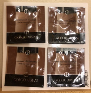 4x) Giorgio Armani Luminous Silk Foundation Carded Samples #14 NEW 1 ml Each - Picture 1 of 2