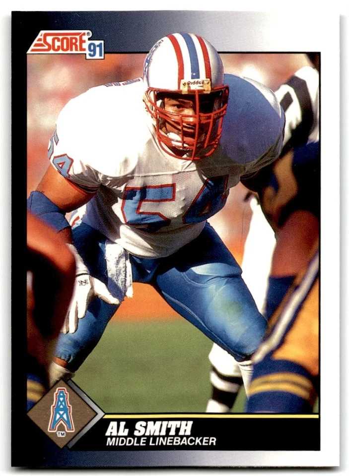 1991 Score Al Smith Houston Oilers #490 - Image 1 of 2