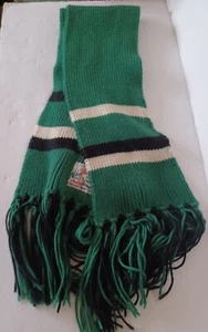 Vintage,American Eagle, Retro Stay Chill, Green With  Stripes Scarf - Picture 1 of 6