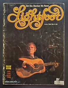 Gordon Lightfoot Did She Mention My Name Guitar Piano Sheet Music Song Book - Picture 1 of 5