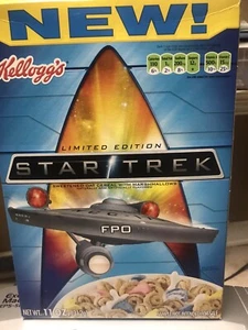 Star Trek Kelloggs Promo Box Empty - Picture 1 of 4
