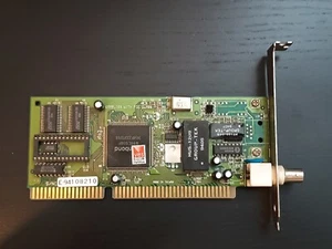 Scheda Di Rete Winbond Isa w89c904f Coassiale BNC Dos Retro Pc Vintage Lan - Foto 1 di 3