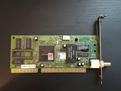 Scheda Di Rete Winbond Isa w89c904f Coassiale BNC Dos Retro Pc Vintage Lan - Immagine 1 di 3