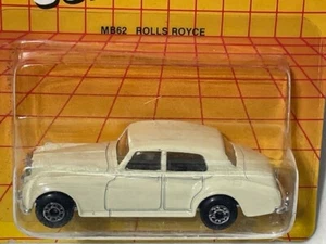 1986 Matchbox MB 62 Rolls Royce, "The Automotive Superstars", White, 1/64, NIB - Picture 1 of 3