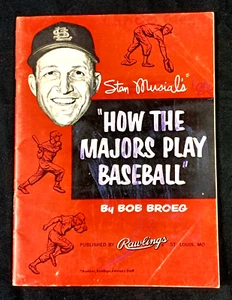 STAN MUSIAL'S How The Majors Play Baseball by Bob Broeg Published by Rawlings - Picture 1 of 10