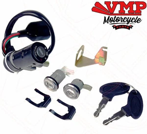 Yiying Tommy 125 YY125T-19 Lock Key Set Interruptor de barril de encendido - Imagen 1 de 3