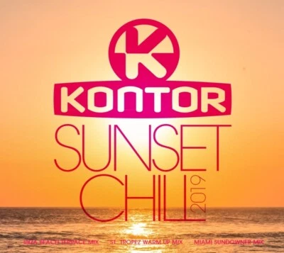 KONTOR SUNSET CHILL 2019 - HVOB/JAN BLOMQUIST/+ 3 CD NEU - Bild 1 von 2