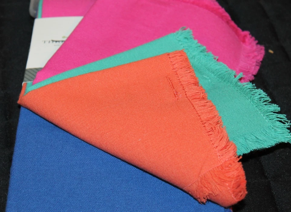 Threshold Napkins 4 pack High Tide orange green blue pink new #1831 - Image 1 of 4