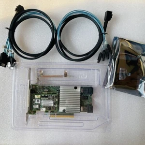 LSI S3108 9362-8i 1 GB PCI-E 3.0 CVM02 12 Gb/s RAID-Controller + SCHLÜSSEL BBU 8643 Kabel - Bild 1 von 8