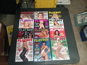 Playboy Magazine Lot Full 1999 Year Complete Set w/ Centerfolds - Picture 1 of 4