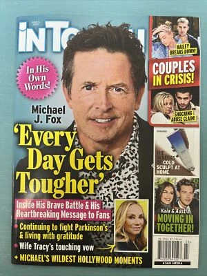 IN TOUCH MAGAZINE - JUNE 5, 2023 - MICHAEL J. FOX  EVERY DAY GET TOUGHER - Image 1 of 4