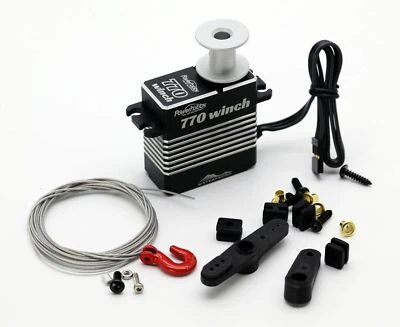 Сервоприводная лебедка PowerHobby 770 водонепроницаемая бесщеточная для радиоуправляемых вездеходов PHBPH770WINCH   - Изображение 1 из 2
