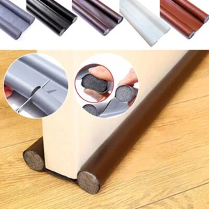 36 Inch Under Door Draft Noise Blocker Black Gap Stoppers Entry Door Draft Strip - Picture 1 of 17