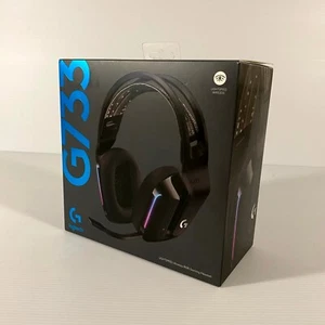 Logitech G733 LIGHTSPEED Wireless RGB Gaming Headset Black - Picture 1 of 7