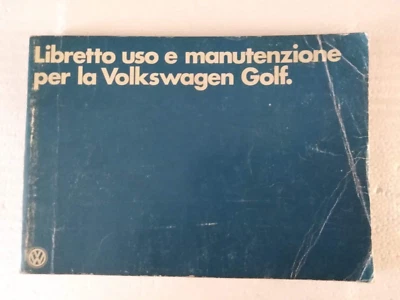 VOLKSWAGEN  GOLF  LIBRETTO USO MANUTENZIONE ORIGNALE  EDIZIONE  AGO 1978   (714) - Immagine 1 di 4