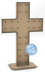 Y388 XL Süßigkeitenwagen Cupcake Ständer Süßigkeiten Tablett MDF Hochzeit Feiern Donut Wand - Bild 1 von 1