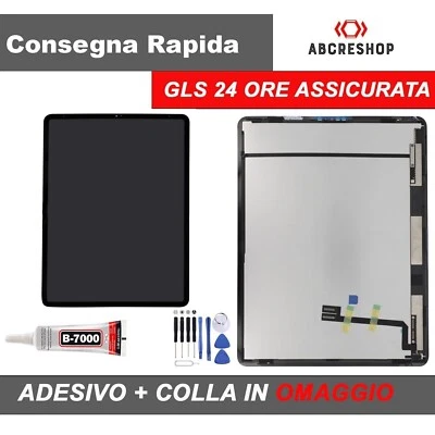 DISPLAY TOCUH SCREEN APPLE IPAD PRO 12,9 3th gen 2018 4th gen 2020 A1876 A2069