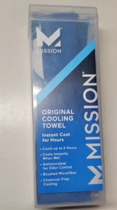 Mission Original Cooling Towel Large Blue 10” X 33” NIB 107100 - Picture 1 of 2