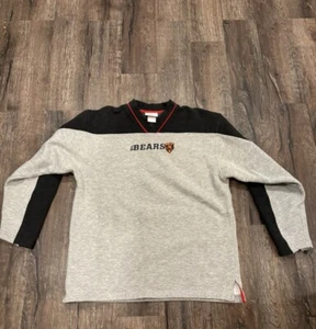 Vintage NFL Brand Chicago Bears Grey Sweater Pullover Shirt Herren L Bear Logo - Bild 1 von 10