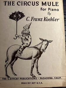 È un circo del 1938 da collezione! È un mulo da collezione! E' Spartiti Musicali - Foto 1 di 1