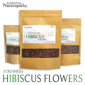 HIBISCUS FLOWER DRIED CRUSHED Organic LOOSE TEA (Hibiscus sabdariffa) - Picture 1 of 1