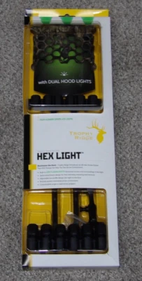 NEW Trophy Ridge Hex Light 5 Arrow Bow Quiver- Camo HexLight w/Dual LED Lights - Image 1 of 4