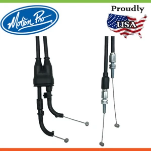 New Motion Pro Throttle Push-Pull Cable Set To Suit HUSABERG FC450 (+3) 450cc - Picture 1 of 4