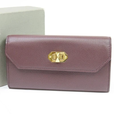 Неиспользованный длинный бумажник с заклепками Alexander McQueen коричневый итальянский кожаный 101108 - Изображение 1 из 4