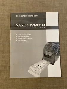 Sächsische Mathe Mittelstufe 5 --Homeschool Testbuch- Taschenbuch  - Bild 1 von 6