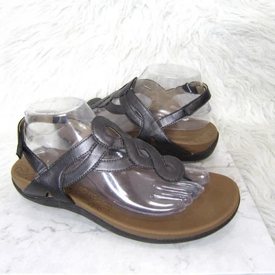 Sandalias de tanga Rockport para mujer talla 9 Ramona bronce con tira y puntera abierta Foto 1 de 4