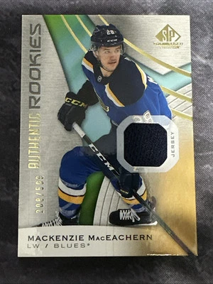 2019-20 SP Game Used Authentic Rookies Gold Jersey 108 Mackenzie MacEachern - Image 1 of 3