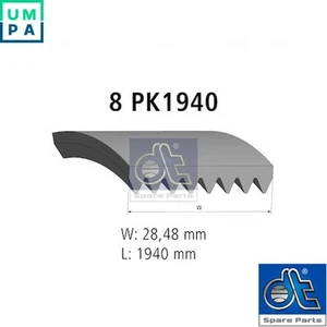 VRIBBED BELT 4.80548 FOR MERCEDES-BENZ VARIO/Platform/Chassis/Van/Bus/Cab/with - Picture 1 of 13