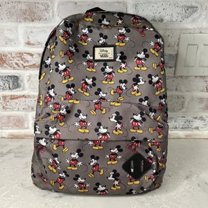 Sac à dos Vans DISNEY Mickey Mouse old school sac à livre gris propre ! - Photo 1/7