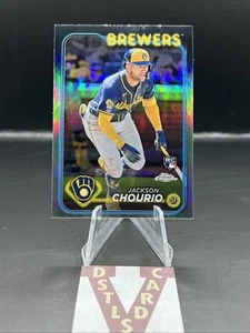 2024 Topps Chrome - JACKSON CHOURIO ROOKIE REFRACTOR #161 - Foto 1 di 3