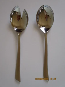 WMF VIRGINIA SALATBESTECK GROSS 2-TEILIG CROMARGAN PROTECT EDELSTAHL - Bild 1 von 3