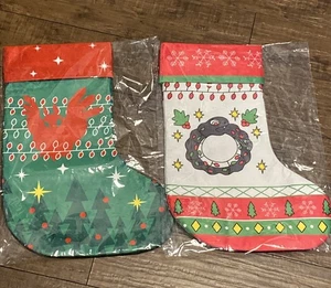 MetaZoo Christmas Stockings Set of 2 Mothman & Hoop Snake New Large 20” Tall - Picture 1 of 6