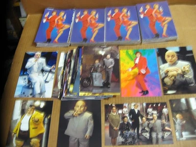 Juego completo de 72 tarjetas fotográficas de película espía Panini Austin Powers 1999 ea 4x6 Foto 1 de 3
