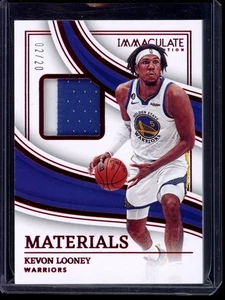 2022-23 Panini Materiales Inmaculados Rojo/20 Kevon Looney #ICM-LOO MEM - Imagen 1 de 2