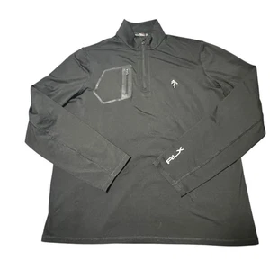 RLX Ralph Lauren Golf 1/4 Zip Herren LG Performance feuchtigkeitsableitend Stretch schwarz PBA S30 - Bild 1 von 19