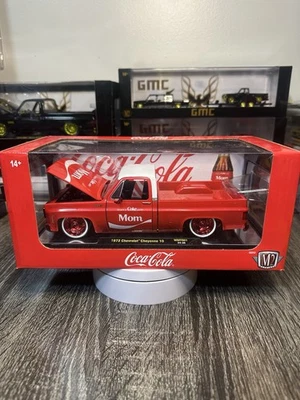 M2 1973 Chevrolet Cheyenne10 Coca-Cola Mom Square Body Truck Chase 1 of 750 1:24 - Image 1 of 4