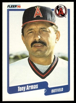 1990 Fleer #126a Tony Armas - Image 1 of 2