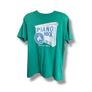 Something Corporate Andrew McMahon grünes kurzärmliges Piano Rock T-Shirt Gr. XL - Bild 1 von 5