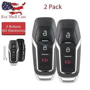 2 For 2015 2016 2017 Ford Explorer F-150 Smart Remote Key Fob Case Shell 3B - Picture 1 of 7