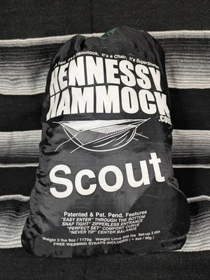 Hamaca Hennessy Scout límite de peso 200 lb con correas Foto 1 de 2