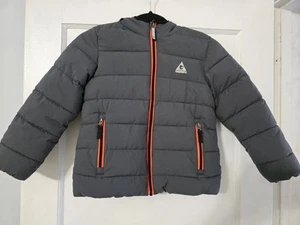 Gerry Boys Jersey Lined Jacket Size 6 - Gray Orange Puffer - Picture 1 of 7