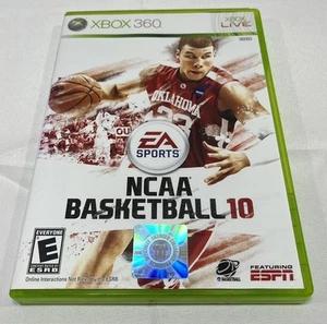 NCAA Basketball 10 (Microsoft Xbox 360, 2009) Completo CIB Probado y Funcionando - Imagen 1 de 4