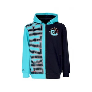 Mitchell & Ness NBA Vancouver Grizzlies Teal/Black Full Zip Fleece 2.0 - Picture 1 of 2